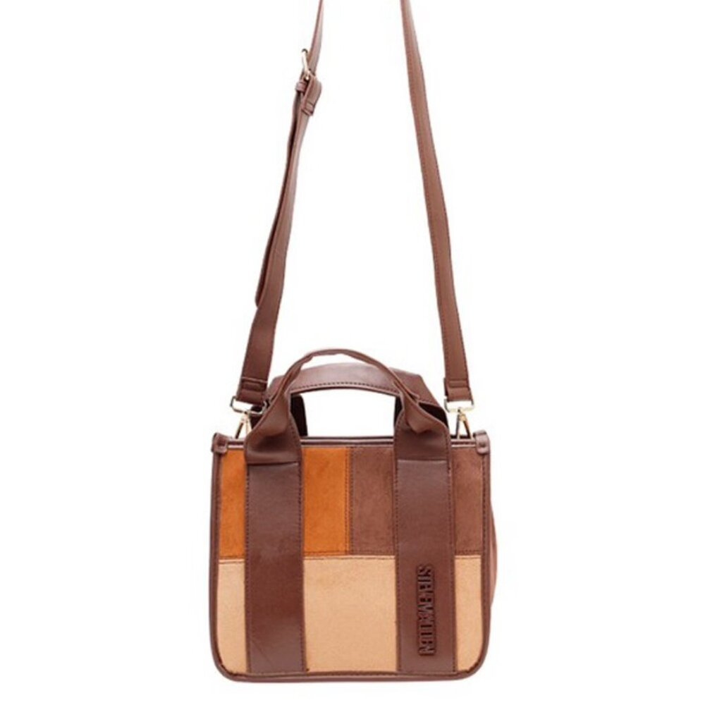 Steve Madden Patchwork Crossbody Satchel